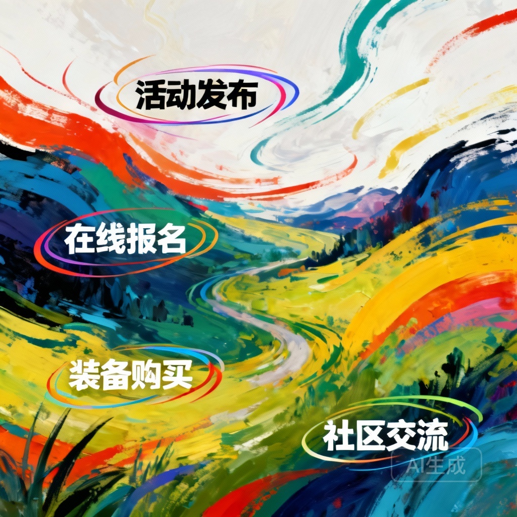 户外运动俱乐部小程序:活动发布报名装备商城