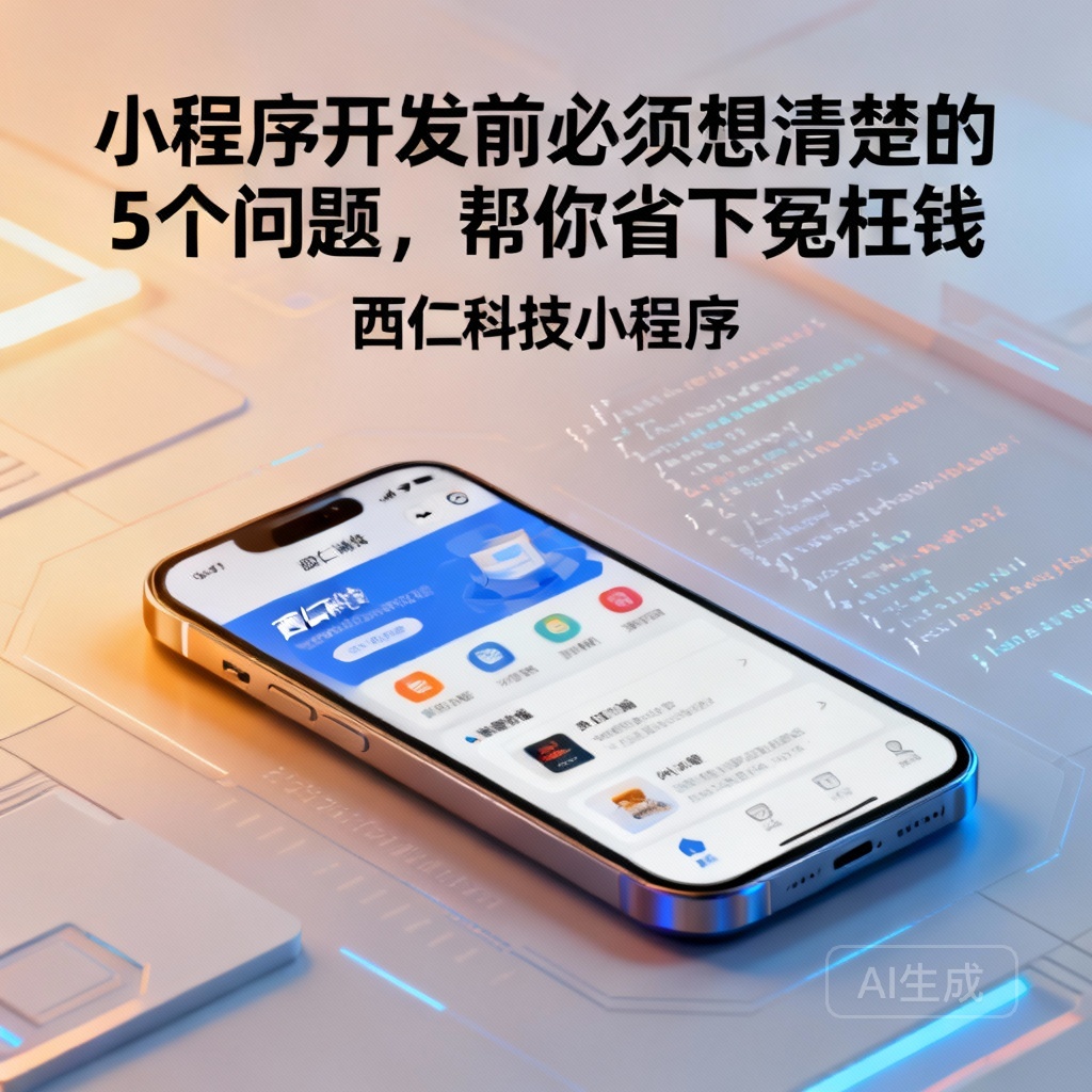 小程序开发前的5个关键问题