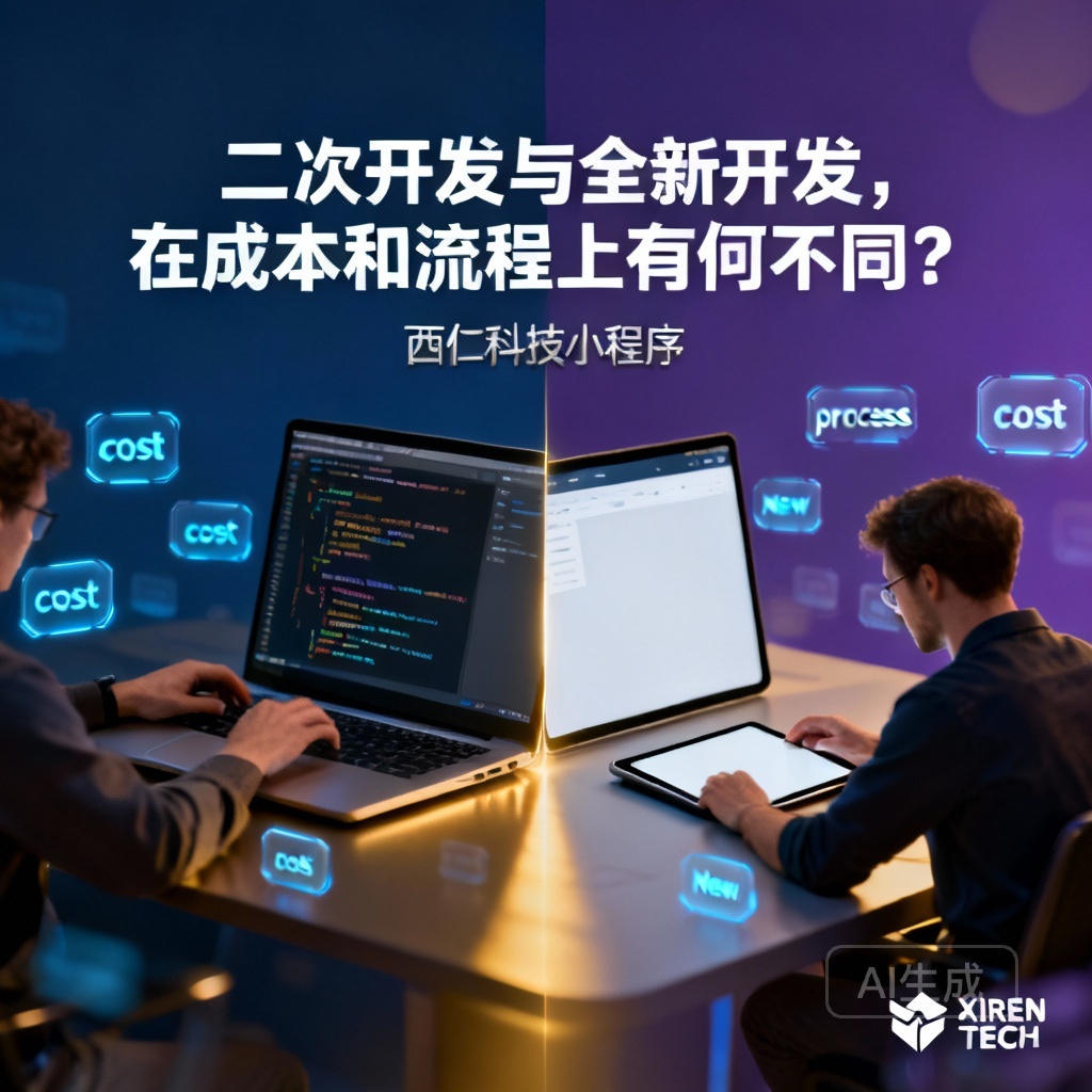 二次开发与全新开发:成本与流程差异