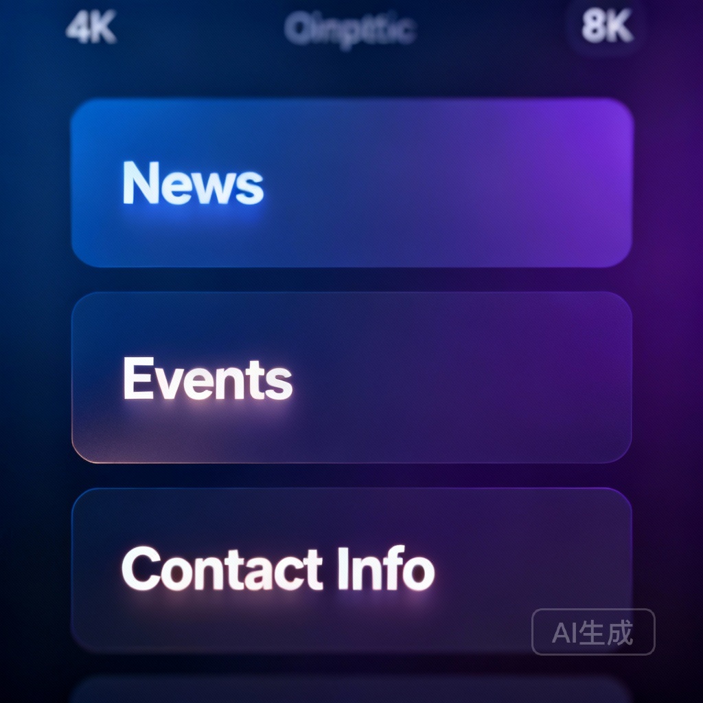 信息展示型小程序界面示例